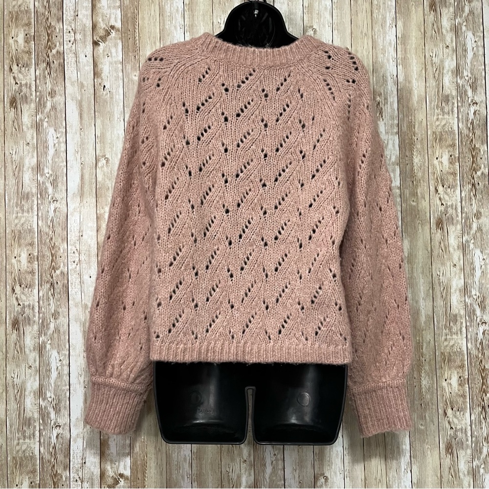 J. Crew Womens Pointelle
Crewneck Sweater Size Small - Picture 3 of 9